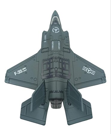 Oyuncak Savaş Uçağı F-35 Sesli Işıklı Metal Savaş Uçağı 23cm.