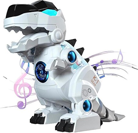 WE-K-1A Robot Dinozor Işıklı Müzikli Hareket Edebilen