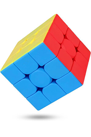 2 adet Speed Cupe Rubik Küp Zeka Küpü 3x3 Canlı Renkler Hız Küpü,Fidget Oyuncak Seyahat Zeka Oyunu