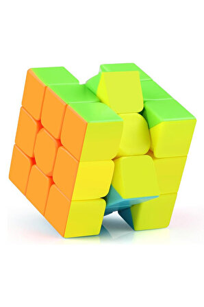 2 adet Speed Cupe Rubik Küp Zeka Küpü 3x3 Hız Küpü,Fidget Oyuncak Seyahat Zeka Oyunu Canlı ve Pastel Renk