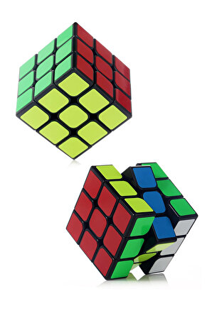 2 adet Speed Cupe Rubik Küp Zeka Küpü 3x3 Hız Küpü,Fidget Oyuncak Seyahat Zeka Oyunu