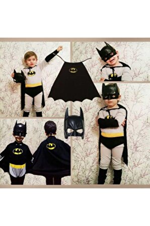 ErkekÇocuk Batman Pelerin Kostümü
