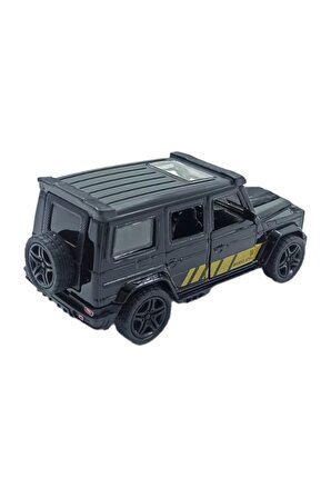 Metal Jeep Çek Bırak Özellikli Açılır Kapılı 11cm. Oyuncak Metal Jeep Turuncu