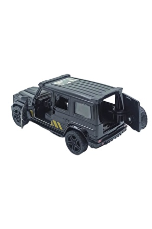 Metal Jeep Çek Bırak Özellikli Açılır Kapılı 11cm. Oyuncak Metal Jeep Turuncu