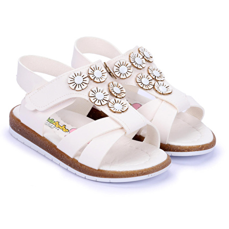 Kiko Şb 2680-86 Orto pedik Kız Çocuk Bebe Sandalet Terlik