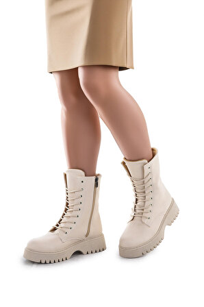 Woggo Cilt Termo Taban Kadın Günlük Bot Ayakkabı Fls 84-1130