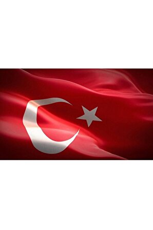 Türk Bayrağı 30x45 cm Özel Alpaka Kumaş Bayrak (BKT-102)