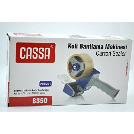 CASSA 8350 KOLİ BANT MAKİNASI 50X100 MT ROBUST / KOLİ BANT MAKİNASI