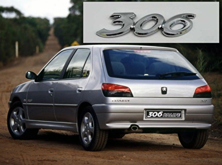 Peugeot 306 Yazısı ( 306 Arka Bagaj Yazısı)