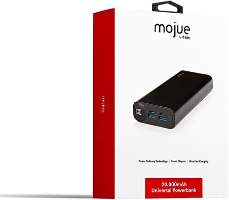 Mojue PB06 20000 mAh Hızlı Şarj Powerbank