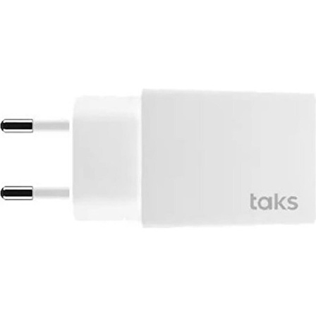 Taks 5TS01CB-D Type-C Hızlı Şarj Aleti Beyaz