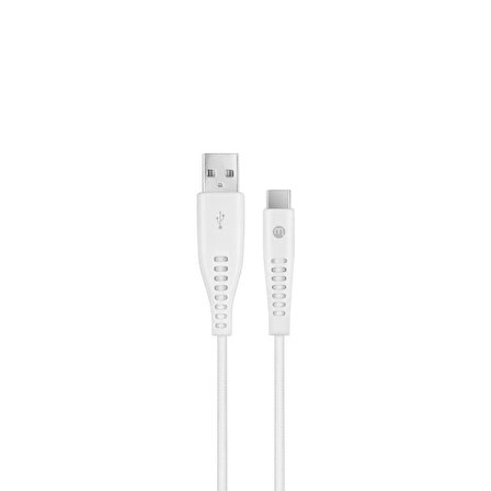 mojue by ttec Ekstra Day USB-A - USB-C 2A  Şarj Kablo 300cm Beyaz