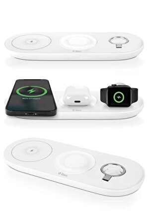 Ttec Smartcharger Air+ Iphone+applewatch+airpods Kablosuz Hızlı Şarj Pd20w Seyahat Şarj Aleti