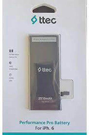 ttec iPhone 6 Performance Pro 2510mAh Batarya 2BTP134