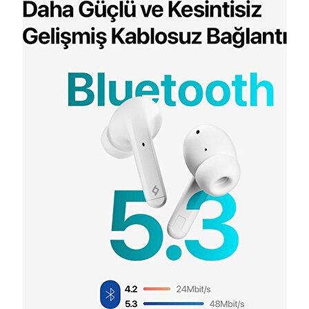 Ttec AirBeat Pro ANC TWS Bluetooth Kulaklık - Beyaz