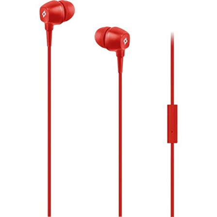 Ttec Pop Mikrofonlu Kulakiçi Kablolu Kulaklık - Kırmızı