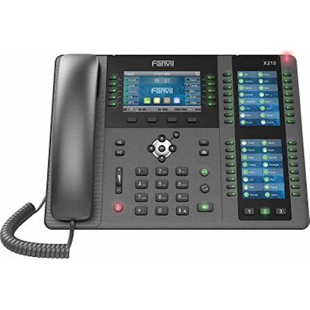 Fanvil X7 Dokunmatik Renkli Ekran IP Telefon (POE)-Siyah