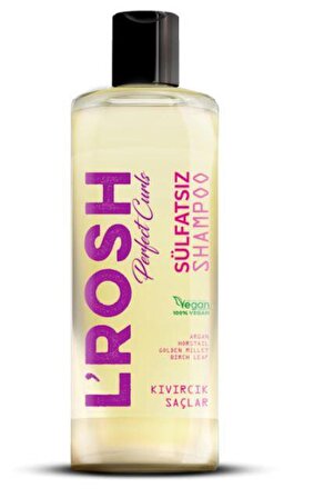 L'Rosh Kıvırcık Saçlar İçin Sülfatsız Şampuan 400 ml