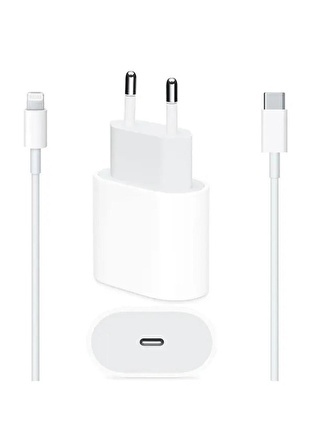 Rowermax iOS Uyumlu MHJE3TU/A 20 W USB-C Güç Adaptörü + Type-C to Lightning Kablo