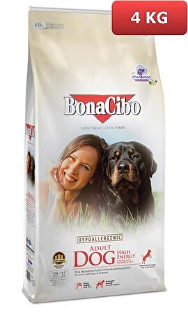Bonacibo Adult Dog Yüksek Enerjili Köpek Maması 4 Kg