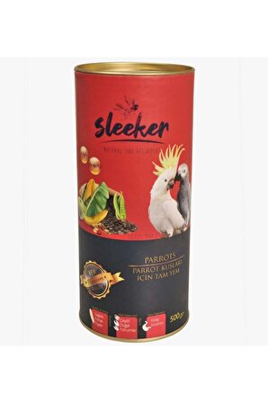 Sleeker Premium Parrots Papağan Yemi 500 gr