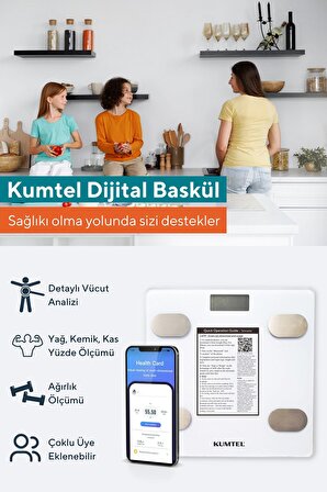 KUMTEL Dijital Akıllı Baskül HDB-01