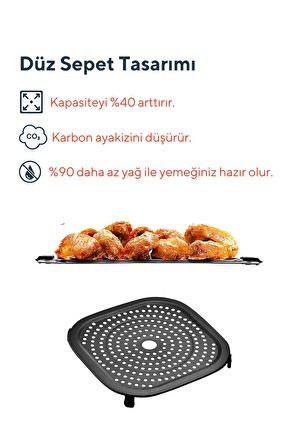 Lacivert Digital Fastfryer (YAĞSIZ FRİTÖZ AİRFRYER)