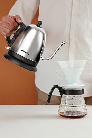 Elektrikli Kahve Demleme Su Isıtıcı Gooseneck Drip Kettle