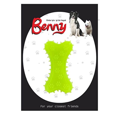 Benny Köpek Oyuncağı Kemik 5.5 x 10 cm Sarı
