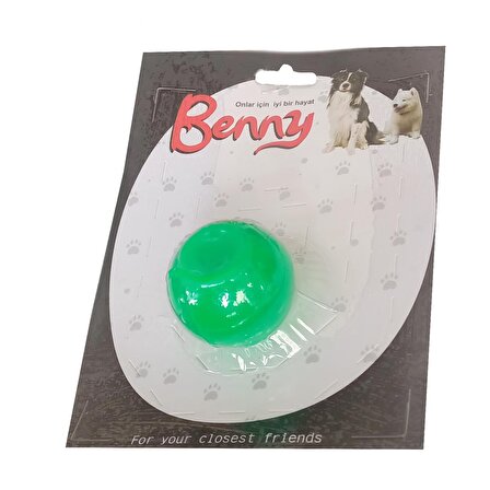 Benny Köpek Oyuncağı Sert Top 5 cm Yeşil