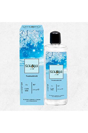 Sekoya Kolonya Mevsim Kolonyaları Nemlendiricili Cam Şişe 81 Derece 250 ML Cologne