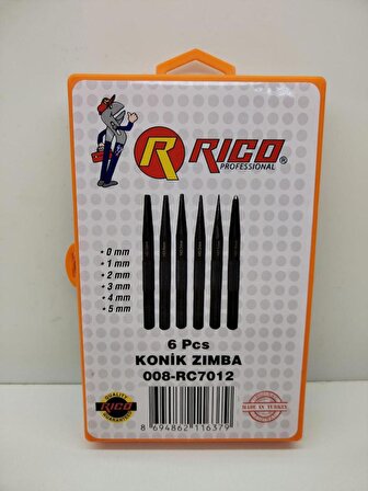 Rico Konik Zımba Seti 6 Parça 008-RC7012