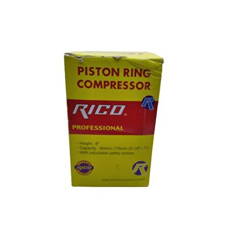 Rico Piston Segman Çemberi 6" 90 mm - 175 mm 