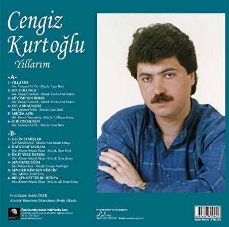 Cengiz Kurtoğlu - Yıllarım  (Plak)  