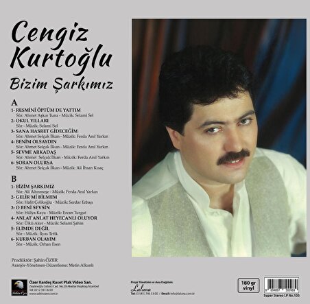 Cengiz Kurtoğlu - Bizim Şarkımız (Plak)  