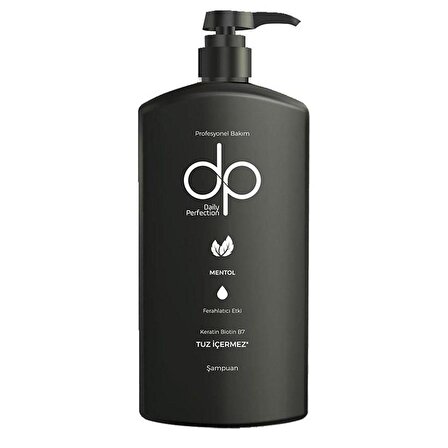 DP Tüm Saçlar İçin Ferahlatıcı Tuzsuz Mentollü Şampuan 800 ml