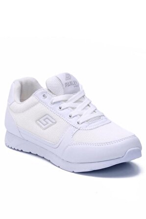 Parley 256-24 Anorak Trend Fashıon Sneakers Kadın Ayakkabı Beyaz Gümüş