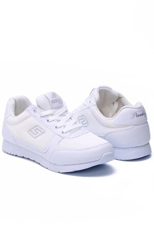 Parley 256-24 Anorak Trend Fashıon Sneakers Kadın Ayakkabı Beyaz Gümüş