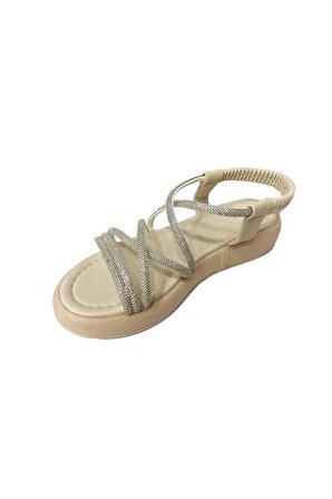 Fancy 051-24 Taşlı Trend Fashion Kadın Sandalet
