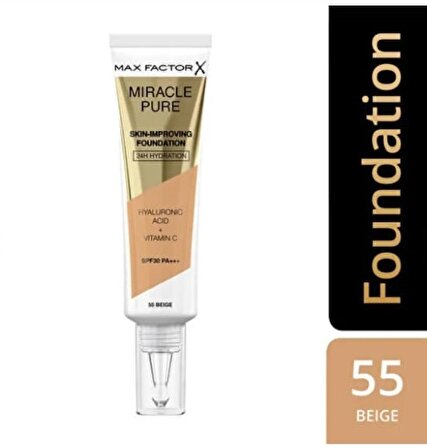 Max Factor Miracle Pure Foundation 55 Beıge