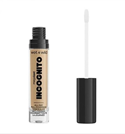 wet n wild Mega Last Incognıto All - Day Full Covarage Concealer Medıum Neutral