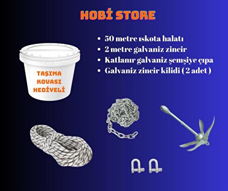 Hobi Store Şemsiye Çıpa Seti ( 1.4 KG )