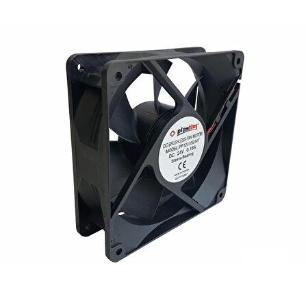 PLASTİM 24V Dc – 120X120X38 Mm Bilezikli Aksiyel Fan