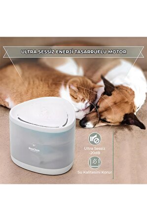 Friendly Water Feeder Otomatik- 2.5l- Ultra Sessiz- Kedi Köpek Otomatik Su Kabı