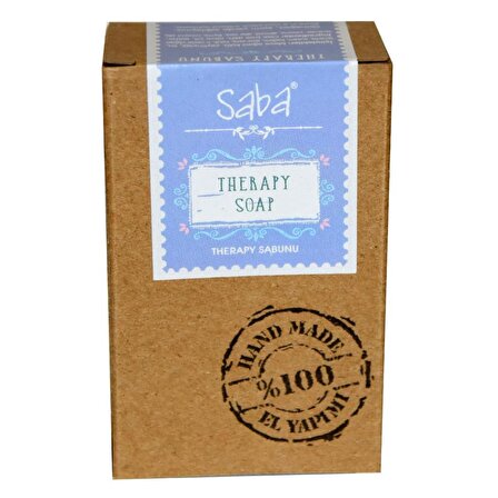 Saba Kostiksiz Therapy Sabunu 125Gr Doğal El Yapımı Terapi Sabun