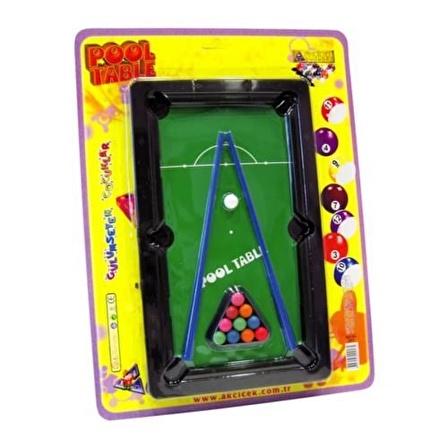 Bilardo Oyunu - Mini Bilardo Oyunu - Kartela Bilardo - Matrax 