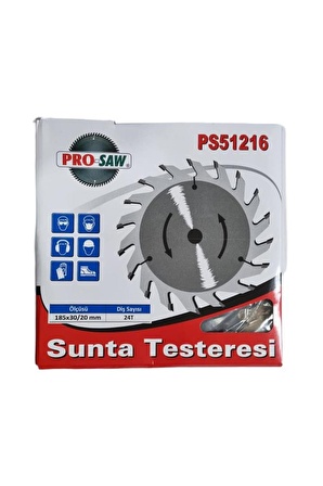 Pro-Saw 51216 Sunta Kesme Testeresi 185mm 24T3020