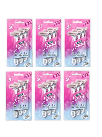 Derby Lady 2 Platinum 3'lü Blister X 6 Paket