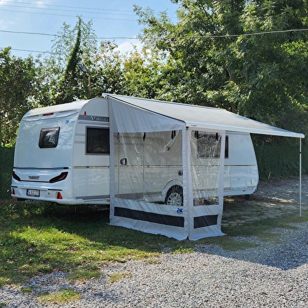 2K Karavan Rain Blocker Tente Yağmur Engelleyici Yan-Ön Duvar