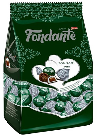 Fondante Çikolata Dolgulu Naneli 1000 Gr. (1 Poşet)